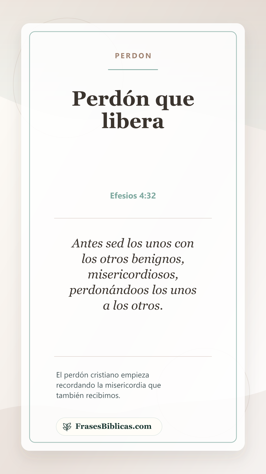 Imagen: Versículos sobre perdón para soltar lo que pesa